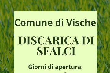 Modalit&#224; di conferimento sfalci in discarica